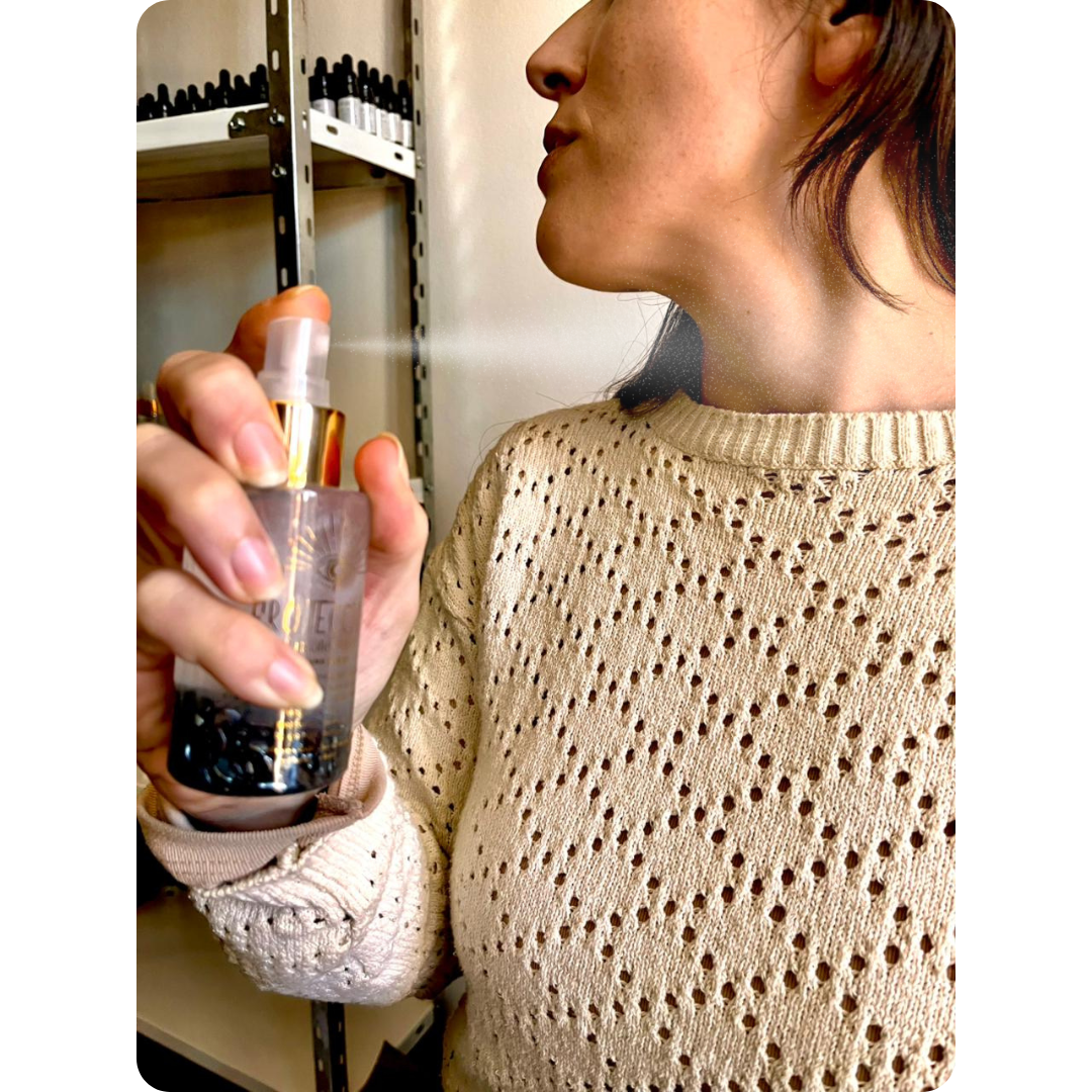 Perfume Áurico Protección Energética Con Hematite y Flores de Bach - Edp - 100ml