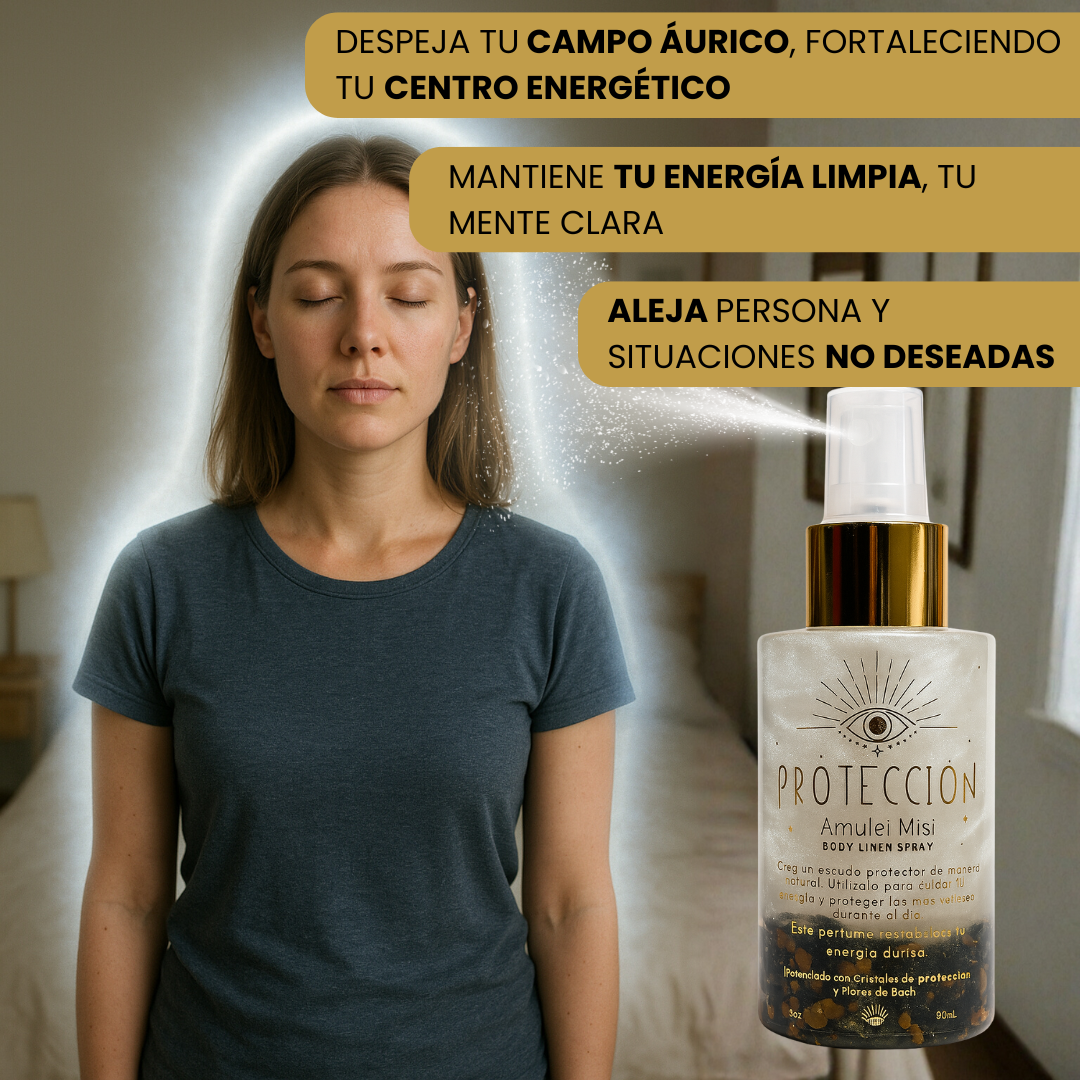 Perfume Áurico Protección Energética Con Hematite y Flores de Bach - Edp - 100ml