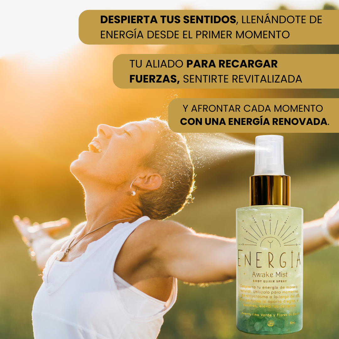 Perfume Áurico Energía Con Aventurina y Flores de Bach - Edp - 100ml