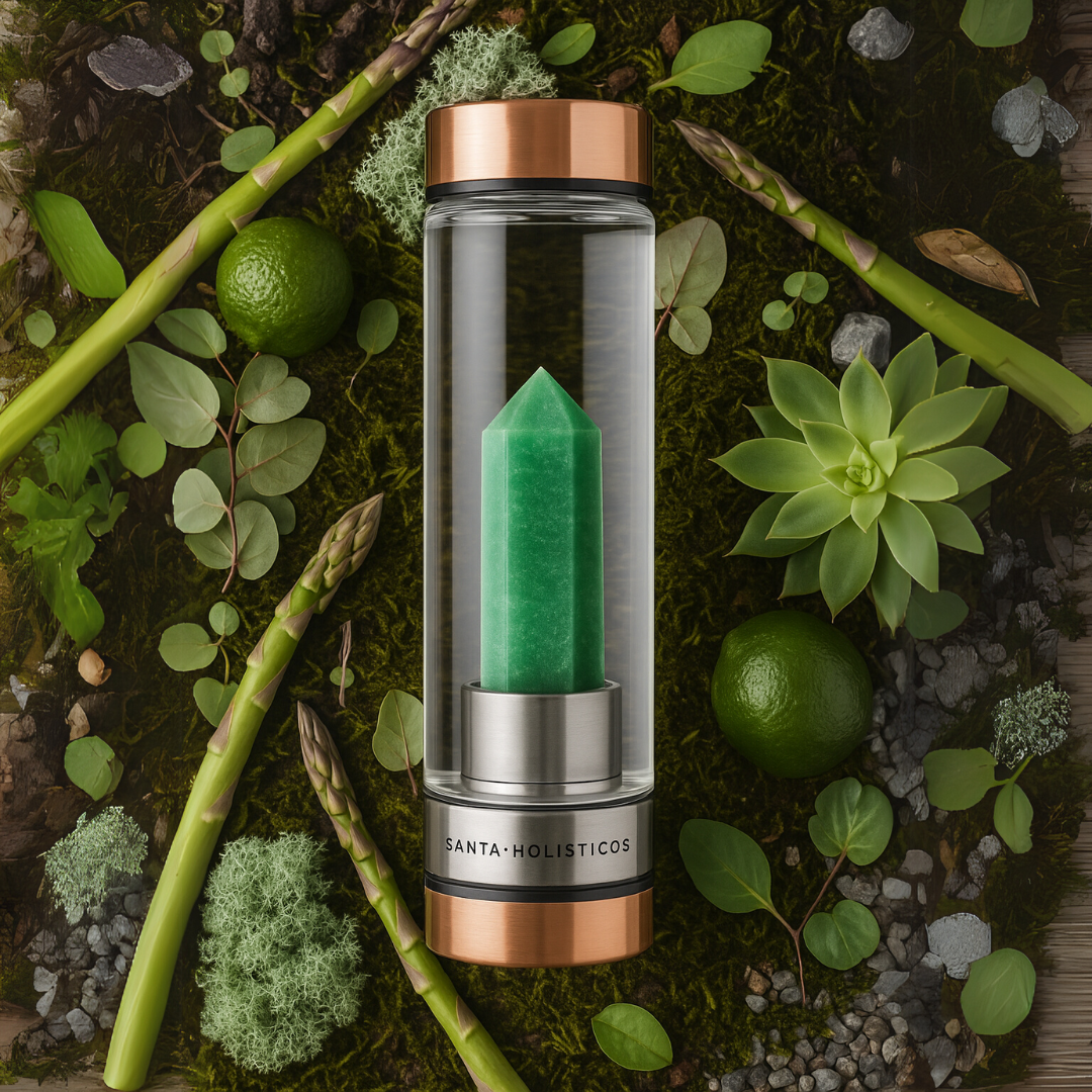 Aventurine Amulet Bottle to Strengthen the Immune System