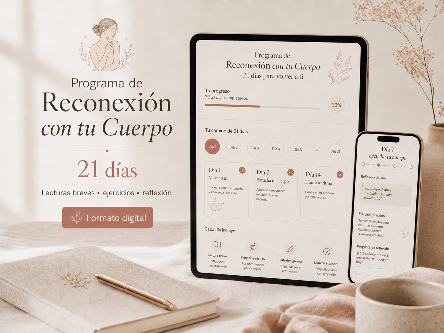 Reconexión con tu cuerpo - 21 dias
