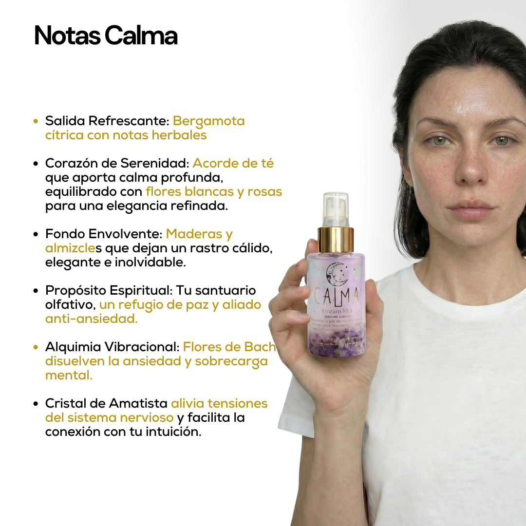 Perfumes Áuricos Con Cuarzos y Flores de Bach para la Abundancia, Protección, Amor, Energía y Calma- Edp - 100ml