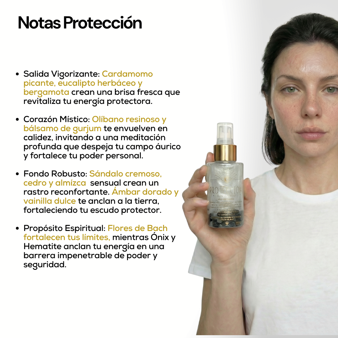 Perfumes Áuricos Con Cuarzos y Flores de Bach para la Abundancia, Protección, Amor, Energía y Calma- Edp - 100ml