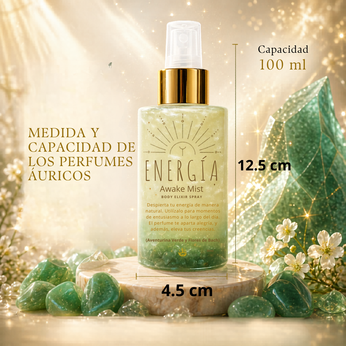 Perfumes Áuricos con Cuarzos y Flores de Bach | Santa Holísticos™