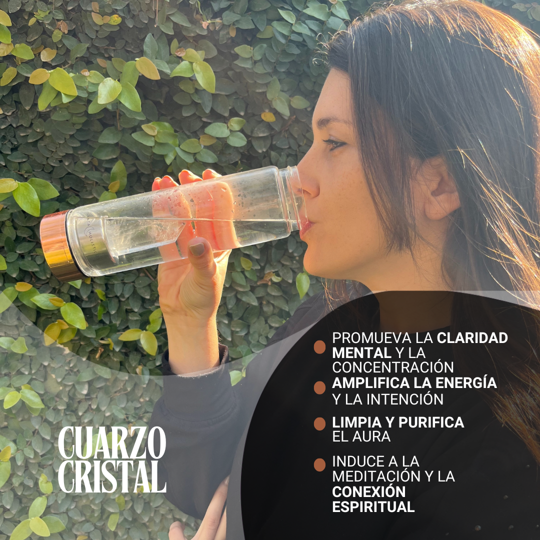 White Quartz Amulet Bottle for Spiritual Connection