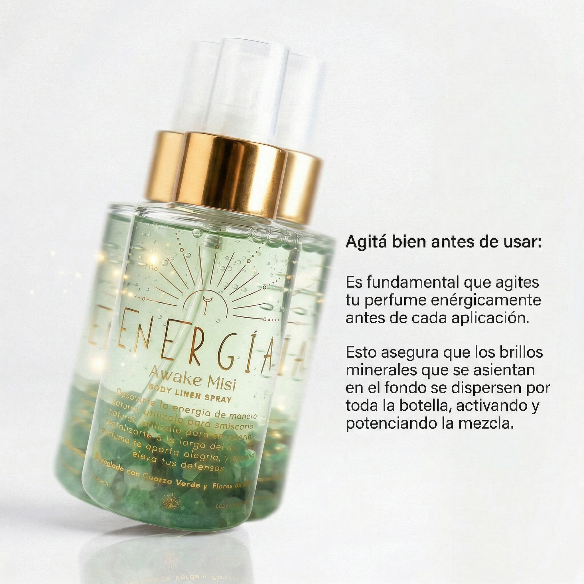 Perfume Áurico Energía Con Aventurina y Flores de Bach - Edp - 100ml