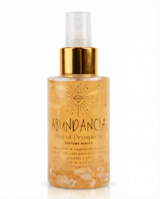 Perfumes Áuricos Con Cuarzos y Flores de Bach para la Abundancia, Protección, Amor, Energía y Calma- Edp - 100ml