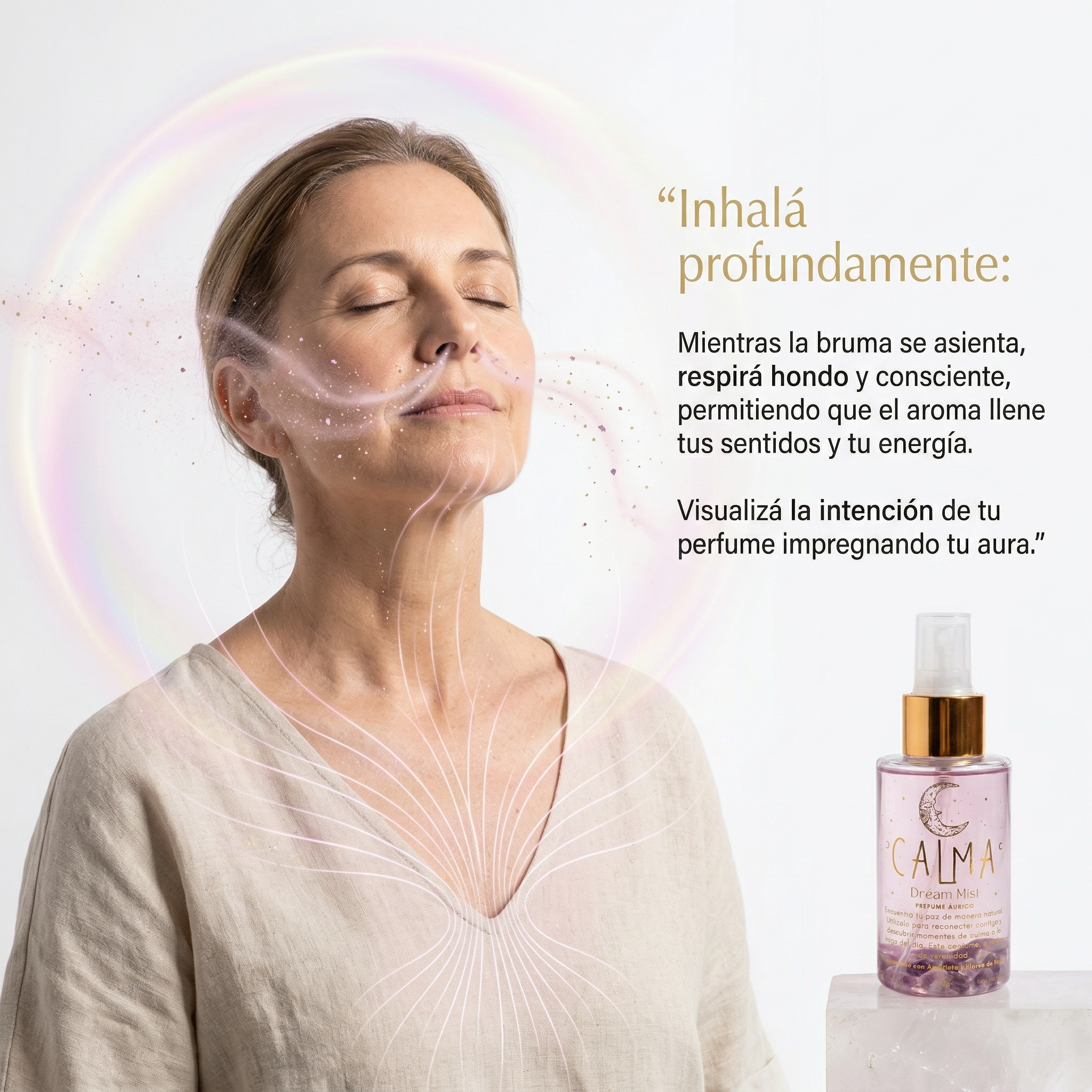 Perfume Áurico Calma Con Amatista y Flores de Bach - Edp - 100ml