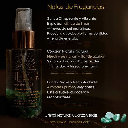 Perfumes Corporales Unixes Con Cuarzos y Flores de Bach - Edp - 100ml