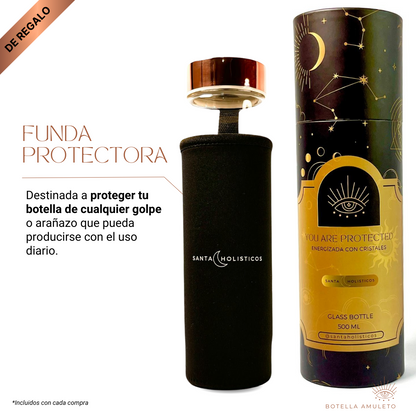 Botella Amuleto™ con Dream Amatista para Conectar con la Intuición