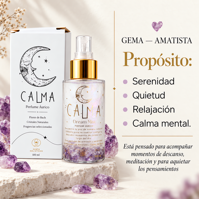 Perfumes Áuricos EDP | 100 ml con Cristales Naturales y Flores de Bach