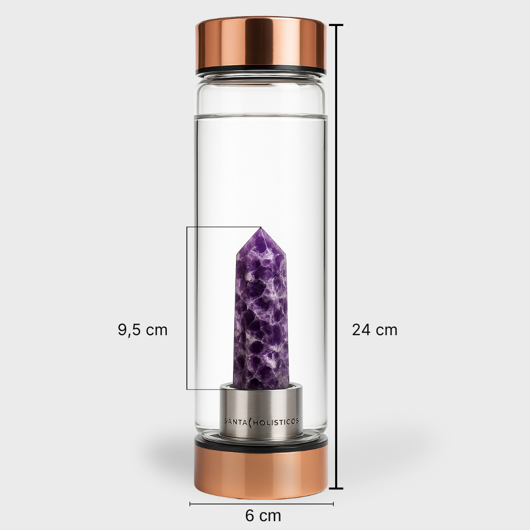 Botella Amuleto™ con Dream Amatista para Conectar con la Intuición