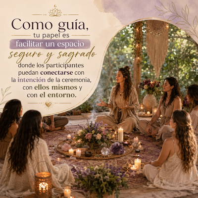 Aprendé a crear ceremonias holísticas memorables y transformá celebraciones comunes en experiencias profundas, sagradas y personalizadas.