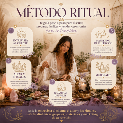 Aprendé a crear ceremonias holísticas memorables y transformá celebraciones comunes en experiencias profundas, sagradas y personalizadas.