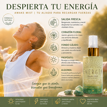 Perfumes Áuricos con Cuarzos y Flores de Bach 100ml EDP | Santa Holísticos™