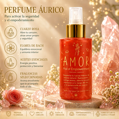 Perfumes Áuricos con Cuarzos y Flores de Bach | Santa Holísticos™