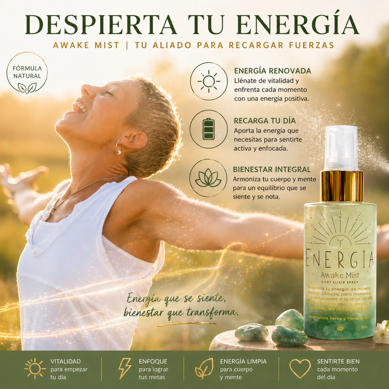 Perfumes Áuricos con Cuarzos y Flores de Bach | Santa Holísticos™