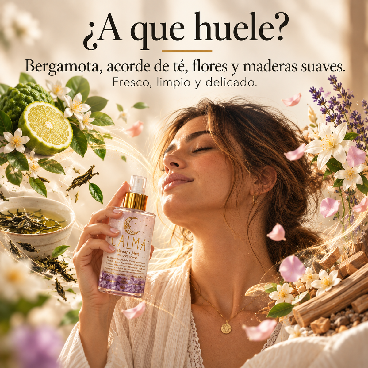Perfumes Áuricos EDP | 100 ml con Cristales Naturales y Flores de Bach