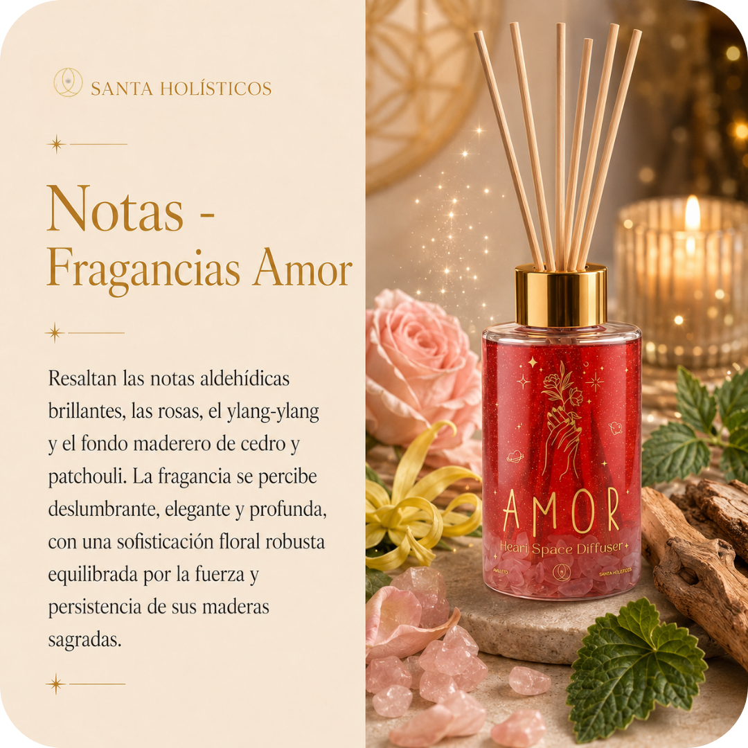Difusor Aromático De Varillas Terapéutico Con Flores de Bach y Cuarzos