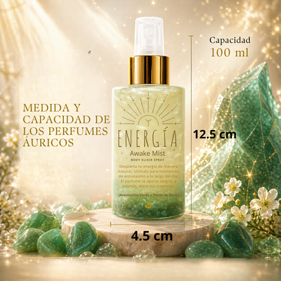 Perfumes Áuricos con Cuarzos y Flores de Bach 100ml EDP | Santa Holísticos™