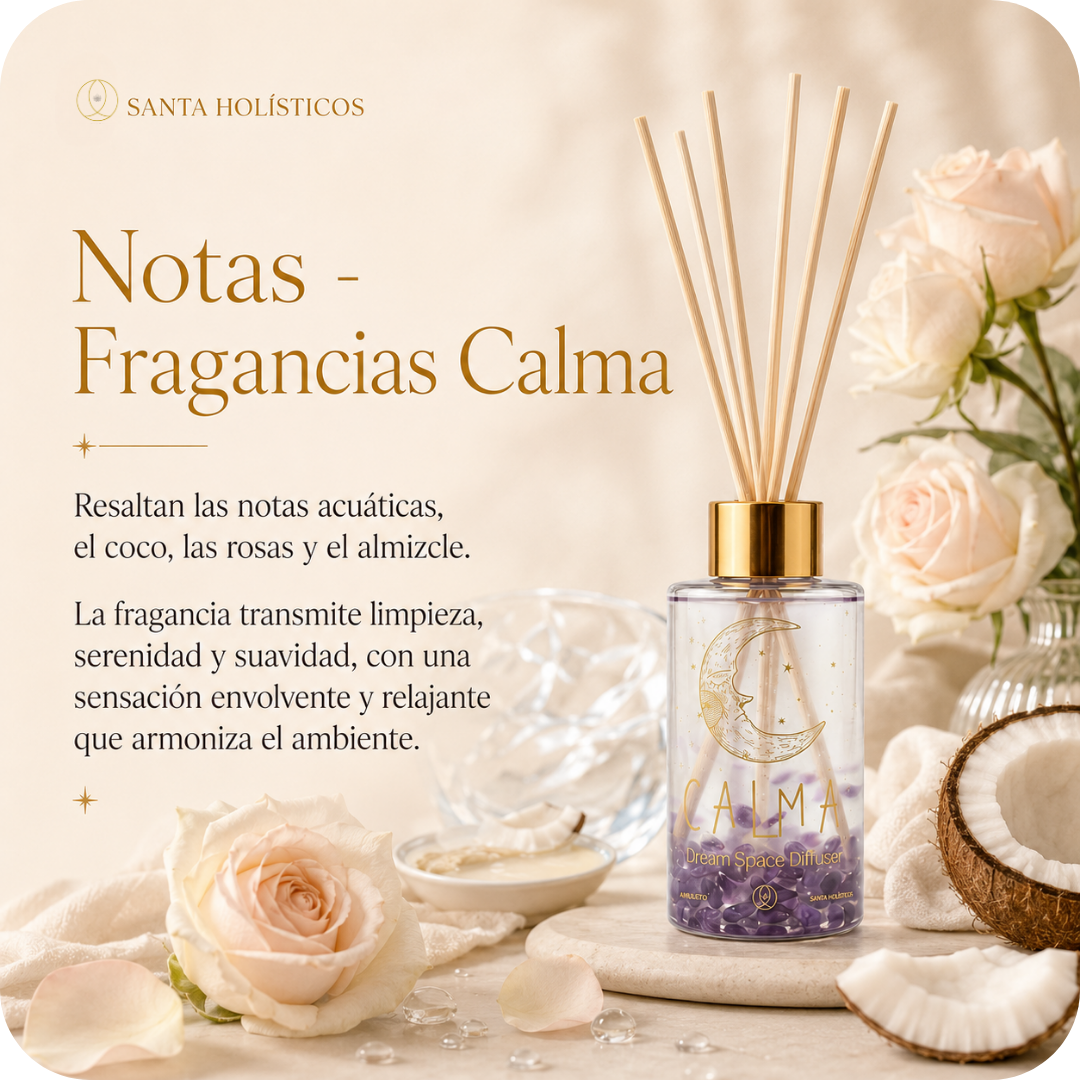 Difusor Aromático De Varillas Terapéutico Con Flores de Bach y Cuarzos