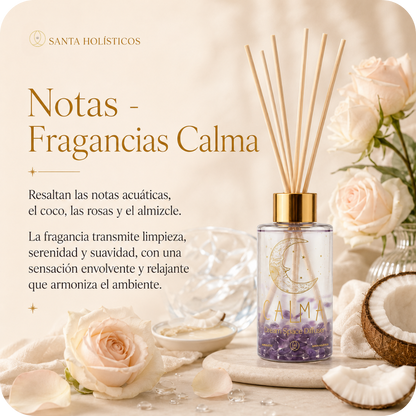 Difusor Aromático De Varillas Terapéutico Con Flores de Bach y Cuarzos