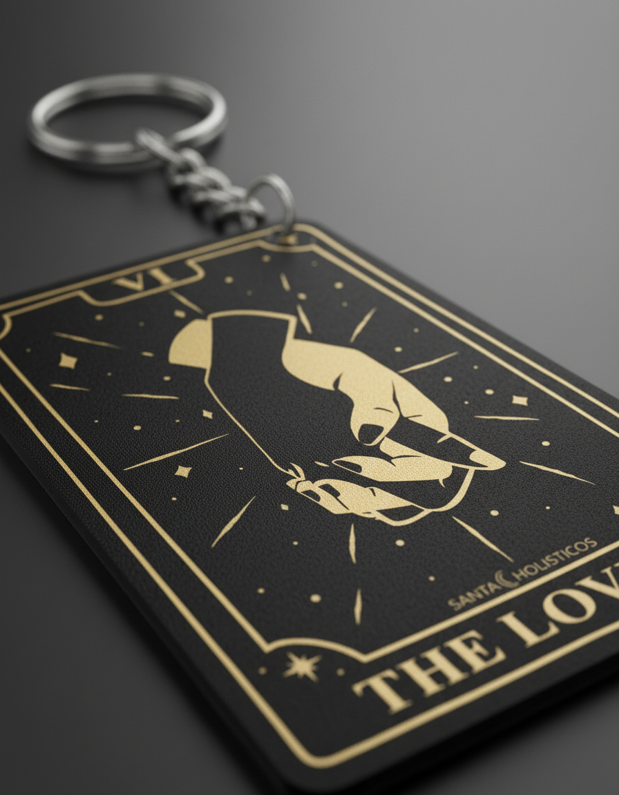 Llaveros Cartas de Tarot 22 Diseños Gold