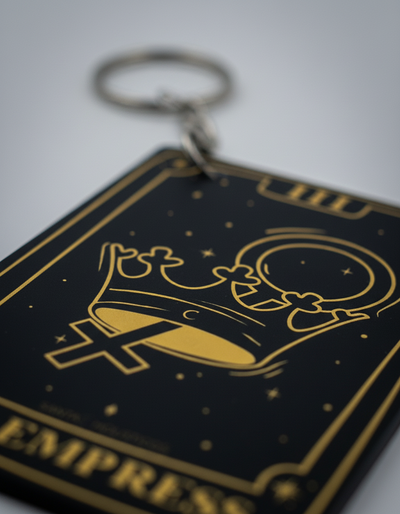 Llaveros Cartas de Tarot 22 Diseños Gold