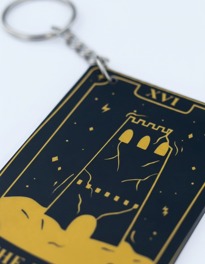 Llaveros Cartas de Tarot 22 Diseños Gold