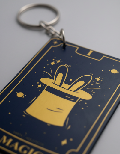 Llaveros Cartas de Tarot 22 Diseños Gold