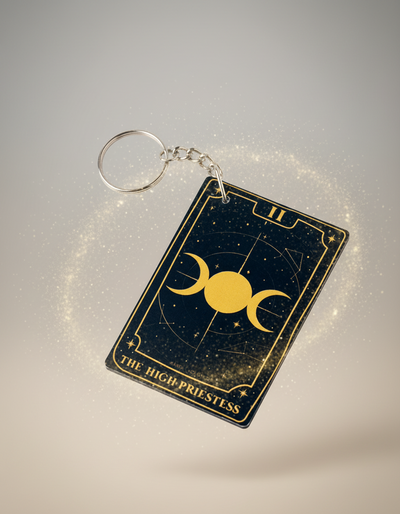 Llaveros Cartas de Tarot 22 Diseños Gold