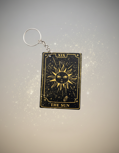 Llaveros Cartas de Tarot 22 Diseños Gold