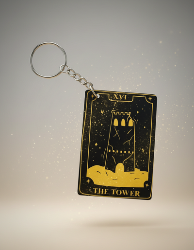 Llaveros Cartas de Tarot 22 Diseños Gold