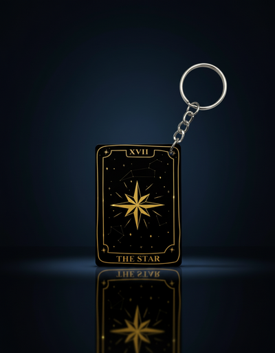 Llaveros Cartas de Tarot 22 Diseños Gold