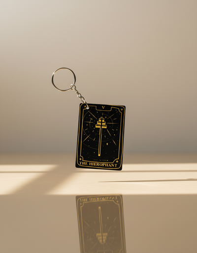 Llaveros Cartas de Tarot 22 Diseños Gold