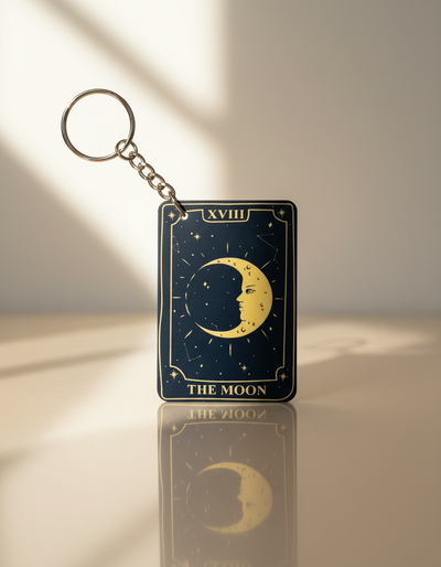 Llaveros Cartas de Tarot 22 Diseños Gold