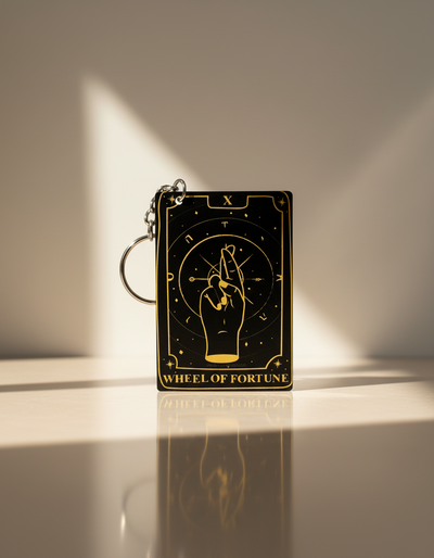 Llaveros Cartas de Tarot 22 Diseños Gold