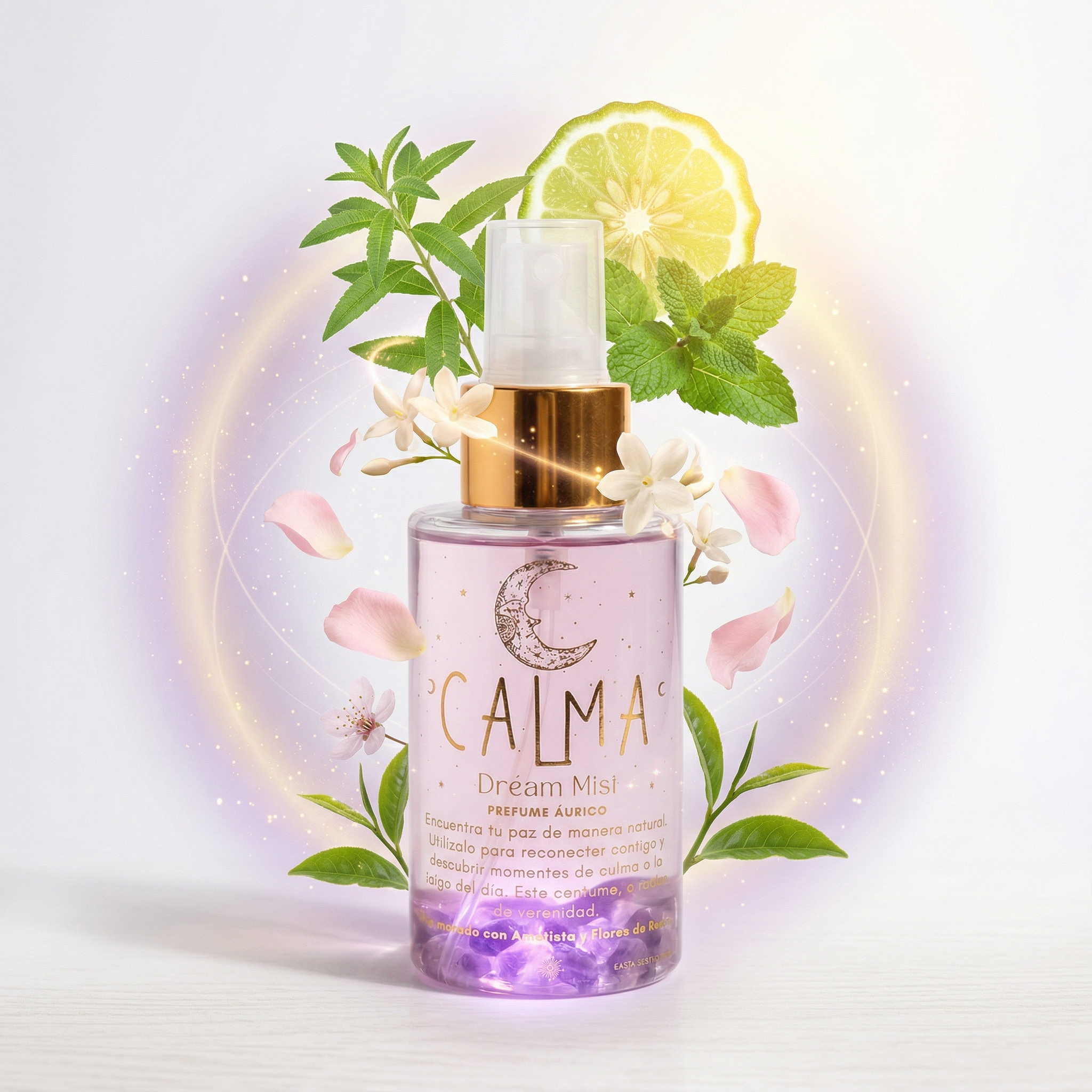 Perfume Áurico Calma Con Amatista y Flores de Bach - Edp - 100ml