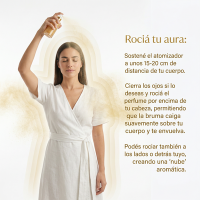 Perfumes Áuricos con Cuarzos y Flores de Bach 100ml EDP | Santa Holísticos™