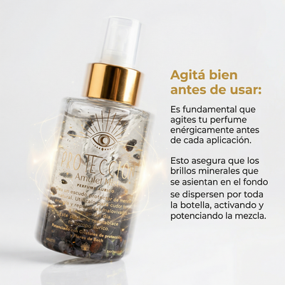 Perfume Áurico Protección Energética Con Hematite y Flores de Bach - Edp - 100ml