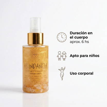 Perfume Áurico Abundancia Con Citrino y Flores de Bach - Edp - 100ml