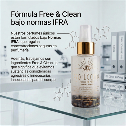 Perfume Áurico Protección Energética Con Hematite y Flores de Bach - Edp - 100ml