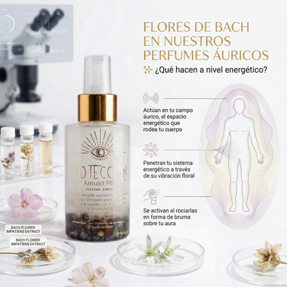 Perfume Áurico Protección Energética Con Hematite y Flores de Bach - Edp - 100ml