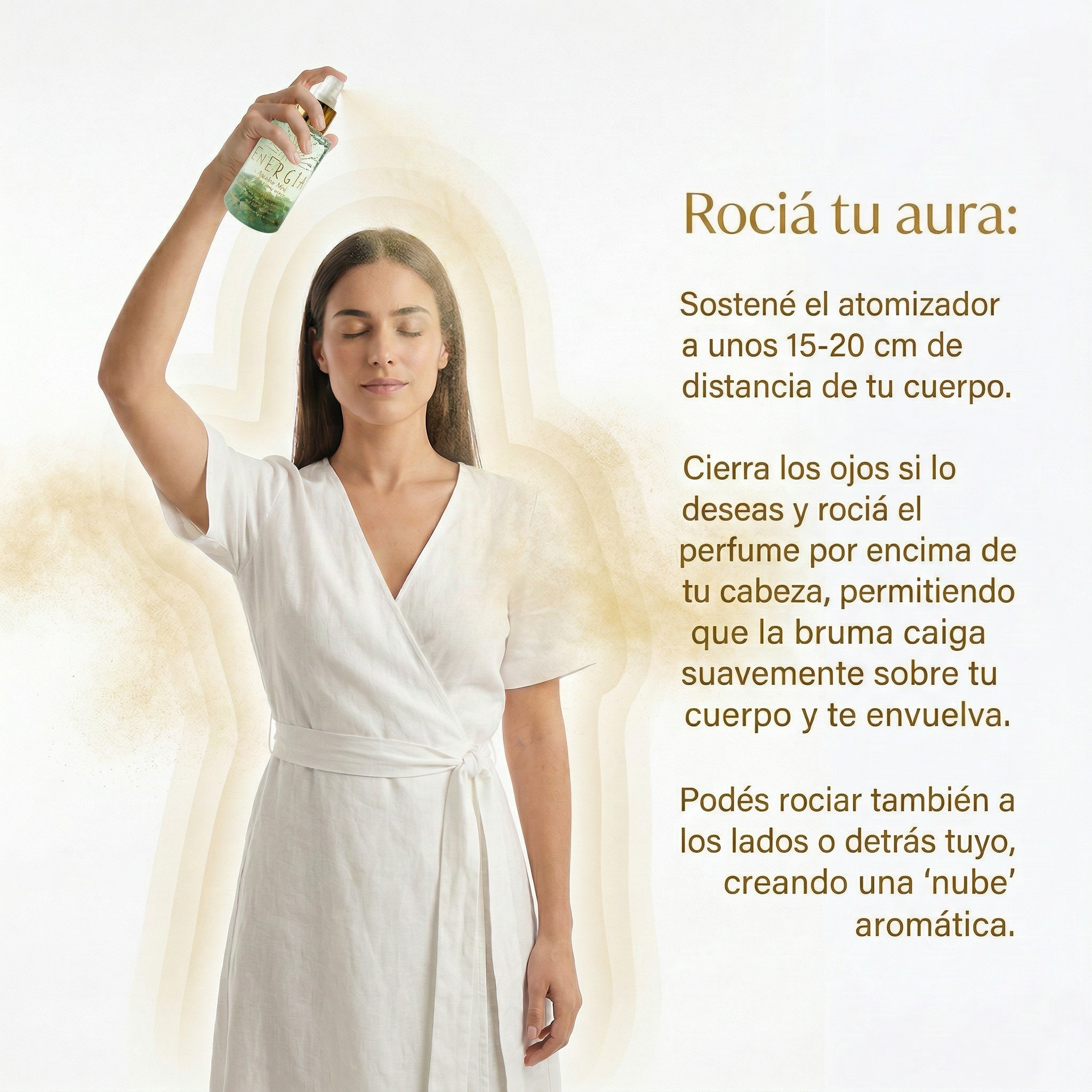 Perfume Áurico Energía Con Aventurina y Flores de Bach - Edp - 100ml