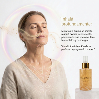 Perfume Áurico Abundancia Con Citrino y Flores de Bach - Edp - 100ml