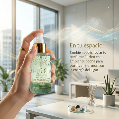 Perfume Áurico Energía Con Aventurina y Flores de Bach - Edp - 100ml