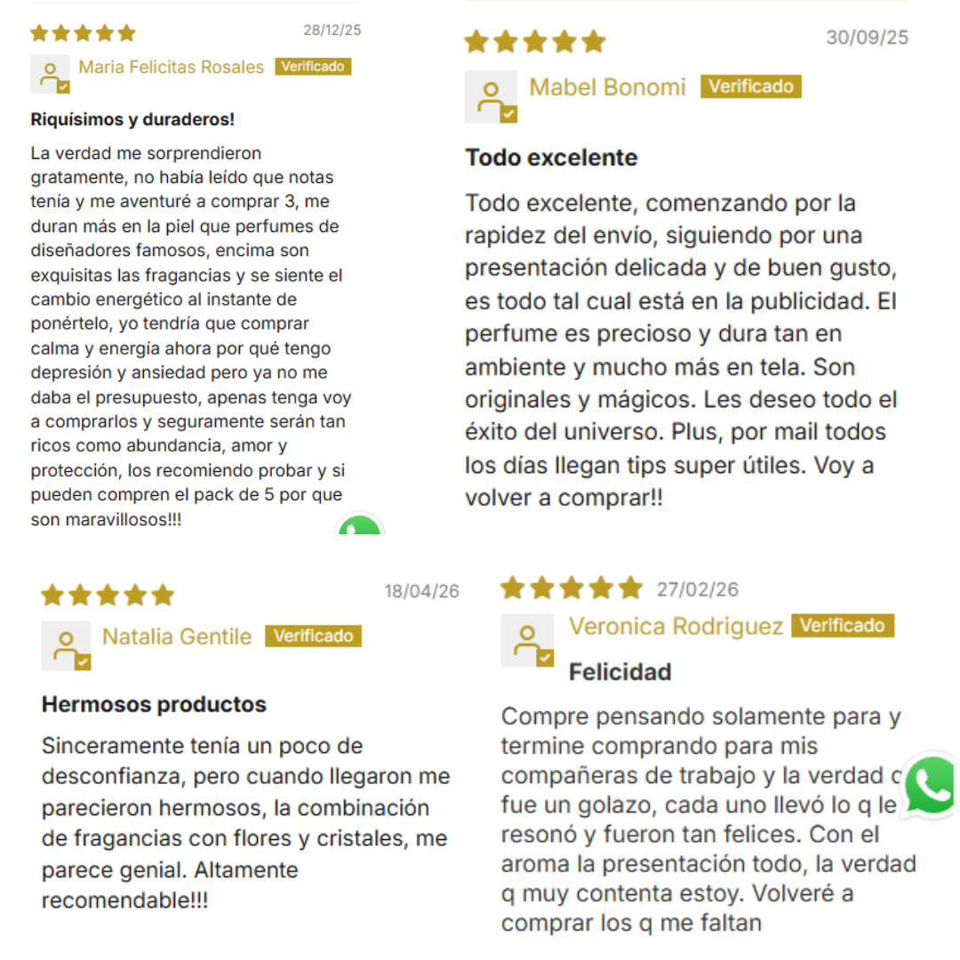 Perfumes Áuricos con Cuarzos y Flores de Bach 100ml EDP | Santa Holísticos™