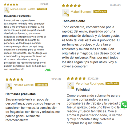Perfumes Áuricos con Cuarzos y Flores de Bach 100ml EDP | Santa Holísticos™