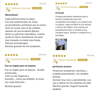 Perfumes Áuricos con Cuarzos y Flores de Bach 100ml EDP | Santa Holísticos™