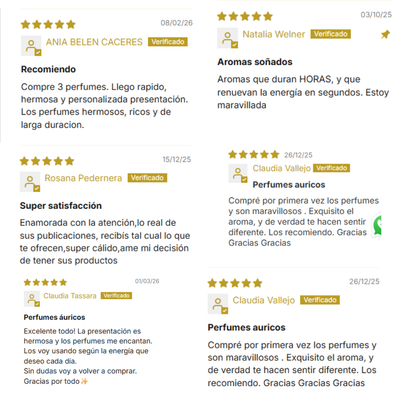 Perfumes Áuricos con Cuarzos y Flores de Bach 100ml EDP | Santa Holísticos™